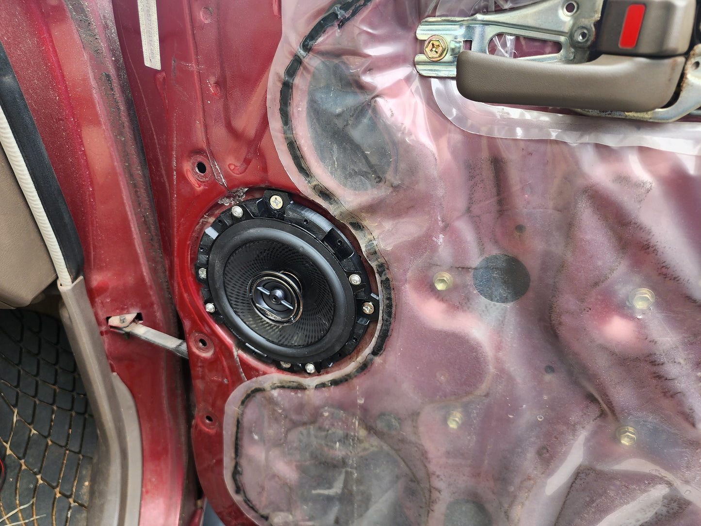 FJ80 / FZJ80 Landcruiser Front door speaker spacer with Factory Grille